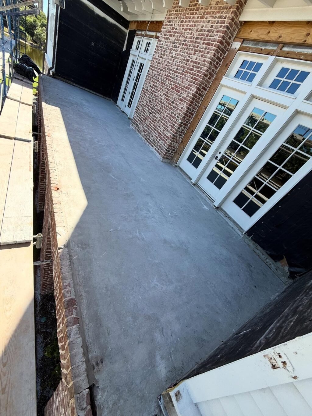 Balcony and awning demolition completed at Old Collier Golf Club.