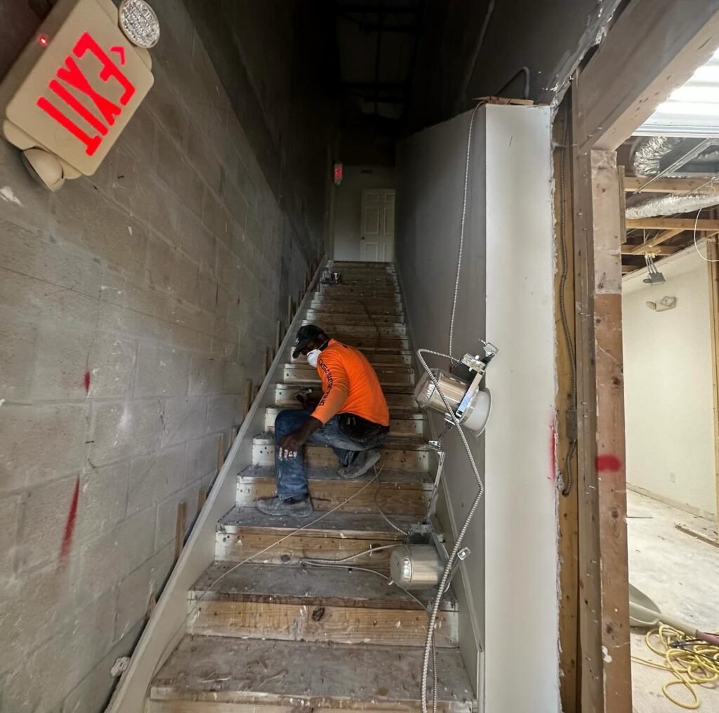 Our crew taking on a massive interior strip-out for our client. From floor to ceiling, we’ve cleared the way for a fresh start.