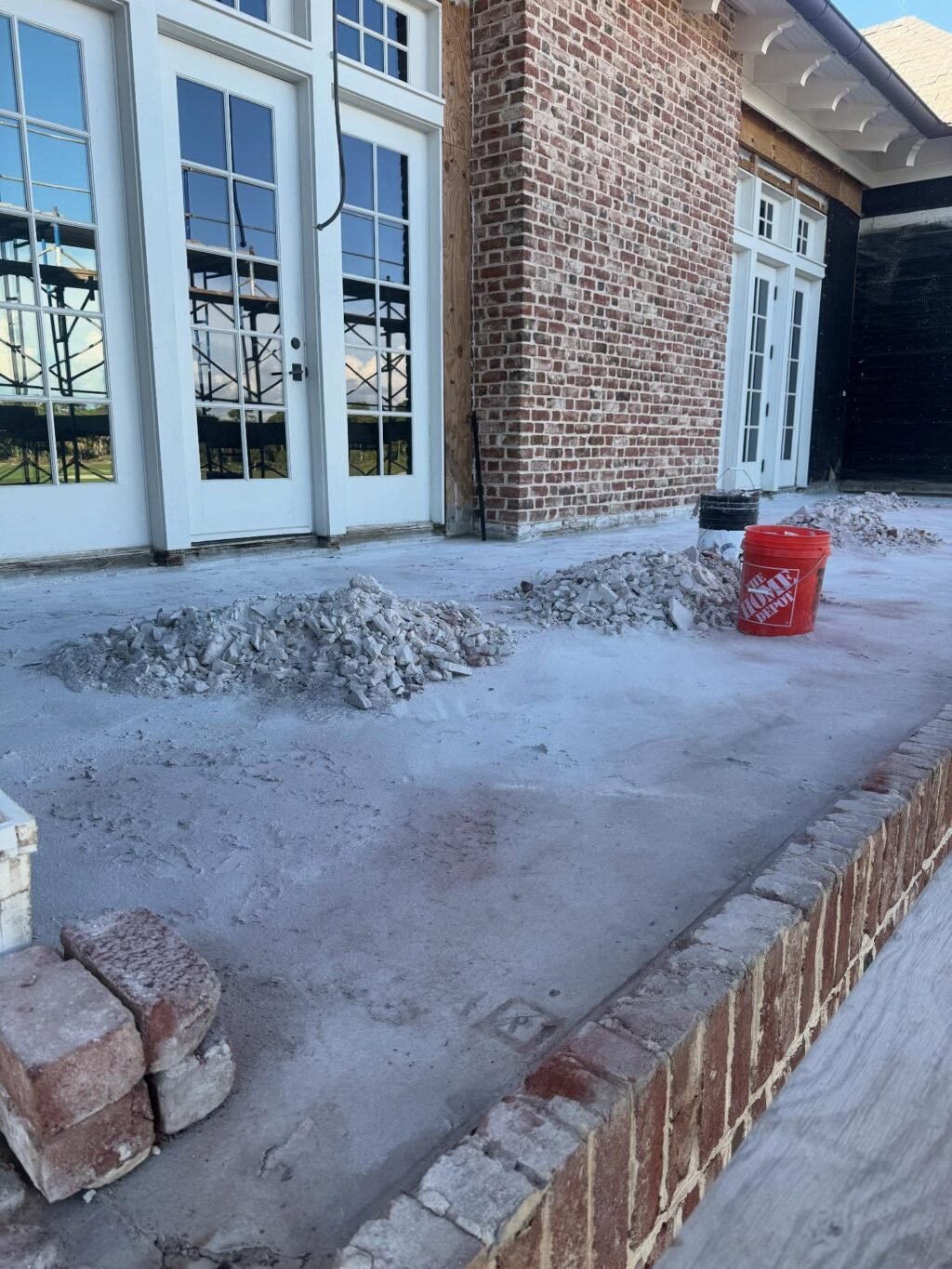 Balcony and awning demolition completed at Old Collier Golf Club.
